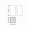 Soffitto: B-20W-40°-150/75/75-WH