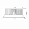 Soffitto: DL-36W-D240/106