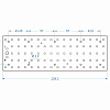Модуль Brillare: SMD3030*77-229x77 (85x155°)