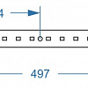 Модуль Brillare: SMD2835*40-497x15-4PIN (effective)