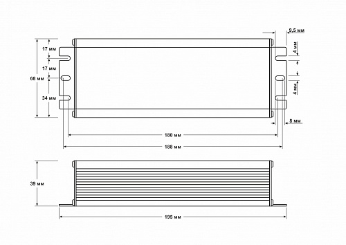 Источник питания Fonte: DLE-O-120W-48V-1,85A