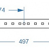 Модуль Brillare: SMD2835*40-497x15-4PIN