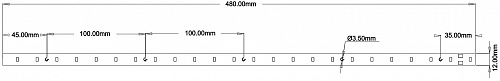 Модуль Brillare: SMD2835*24-480x12 Модуль Brillare: SMD2835*24-480x12