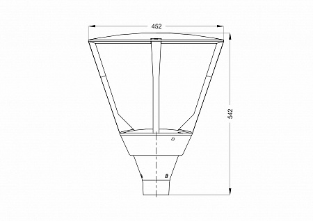 Парковый светильник Creativo: Park-100W-5500K-BL