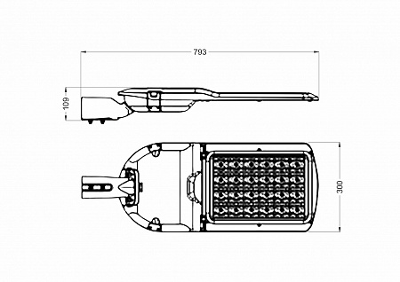 Светильник светодиодный Strada: M-300W