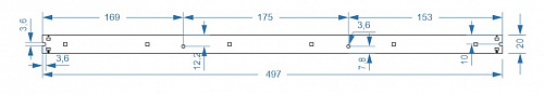 Модуль Brillare: SMD3535*6-497x20-2PIN