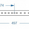 Модуль Brillare: SMD2835*42-497x15-4PIN