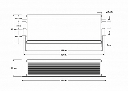 Источник питания Fonte: DLE-120-(1,8-2,7)-IP65 (v2)