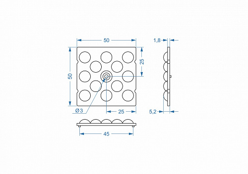 Модуль Brillare: SMD3030*144-273x195 (90°) Модуль Brillare: SMD3030*144-273x195 (90°)