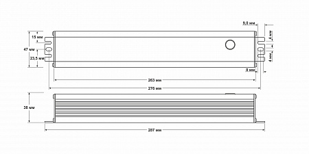Источник питания Fonte: HEP-120H-(1-1,4)-P-E-IP65