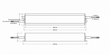 Источник питания Fonte: DLE-60-0,7-IP65-LT