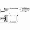 Светильник светодиодный Strada: M-100W Светильник светодиодный Strada: M-100W