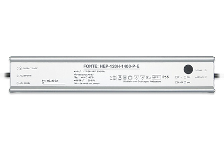 Источник питания Fonte: HEP-120H-(1-1,4)-P-E-IP65