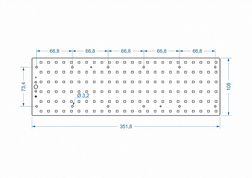 Модуль Brillare: SMD3030*144-352x108 (85x155°) Модуль Brillare: SMD3030*144-352x108 (85x155°)