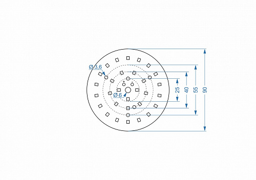 Модуль Brillare: SMD2835*30-D90