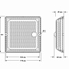 Светильник светодиодный Quadro: D-220V-SR