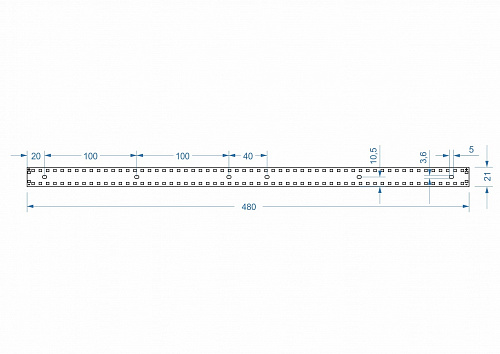 Модуль Brillare: SMD2835*120-480x21